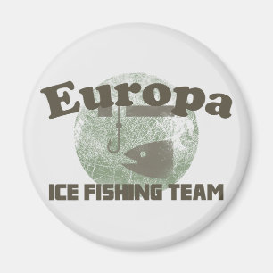 Europa-Eis-Fischen-Team Magnet