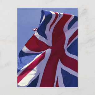 Europa, England, britische Flagge Postkarte