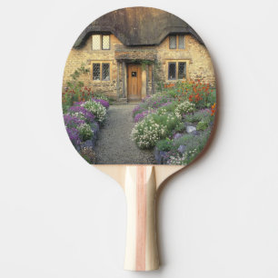 Europa, England, Chippenham. Frühes Morgenlicht Tischtennis Schläger