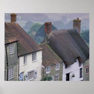 Europa, England, Dorset, Gold Hill, Shaftesbury. 2 Poster