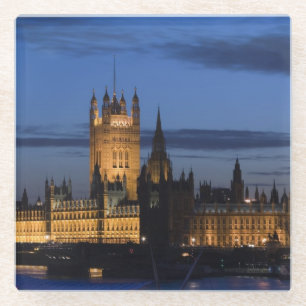 Europa, ENGLAND, London: Häuser des Parlaments Glasuntersetzer