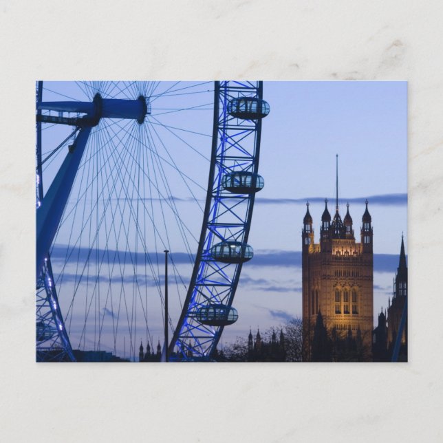 Europa, ENGLAND, London: Häuser des Parlaments Postkarte (Vorderseite)