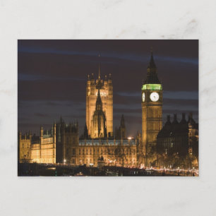 Europa, ENGLAND, London: Houses of Parliament / 2 Postkarte