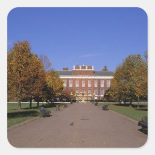 Europa, England, London. Kensington Palace im Quadratischer Aufkleber