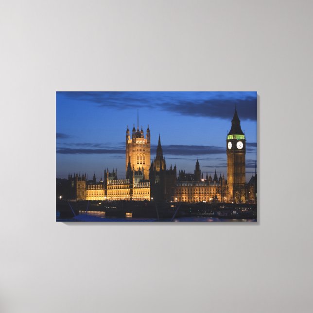 Europa, ENGLAND, London: Parlament / Leinwanddruck (Vorderseite)
