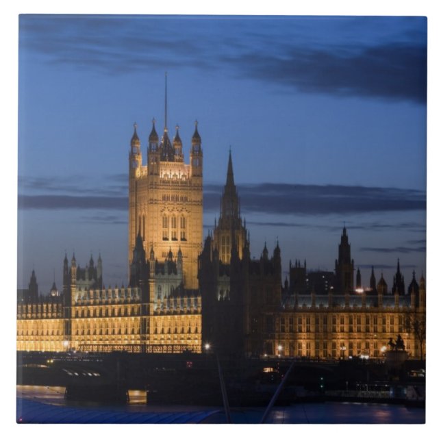 Europa, ENGLAND, London: Parlamentsgebäude / Fliese (Vorderseite)