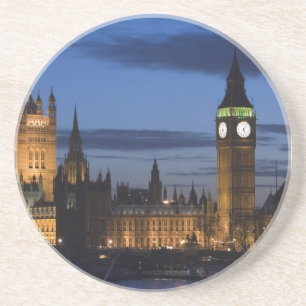 Europa, ENGLAND, London: Parlamentsgebäude / Sandstein Untersetzer
