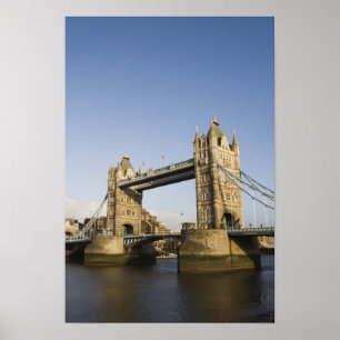 Europa, ENGLAND, London: Tower Bridge / Spät Poster