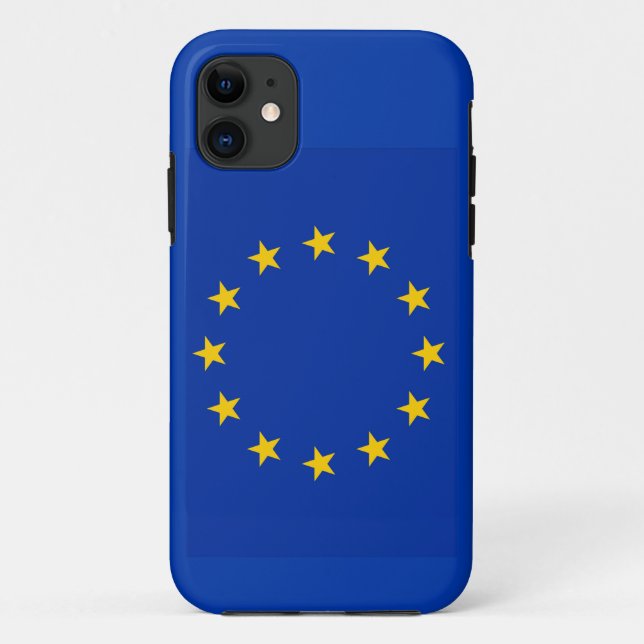 Europa Fahne Case-Mate iPhone Hülle (Rückseite)
