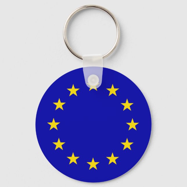 Europa-Flagge Schlüsselanhänger (Vorderseite)
