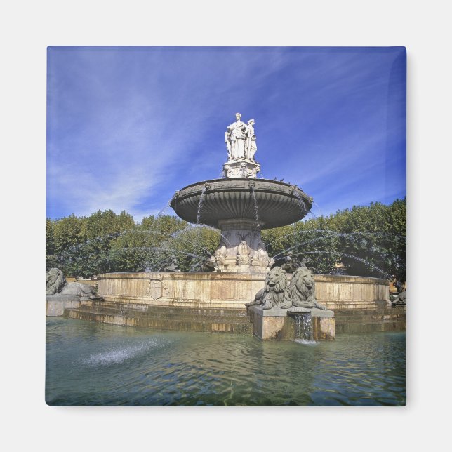 Europa, Frankreich, Aix-en-Provence Fontaine de Magnet (Vorne)