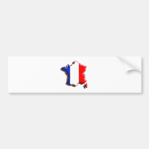 Europa: Frankreich Autoaufkleber