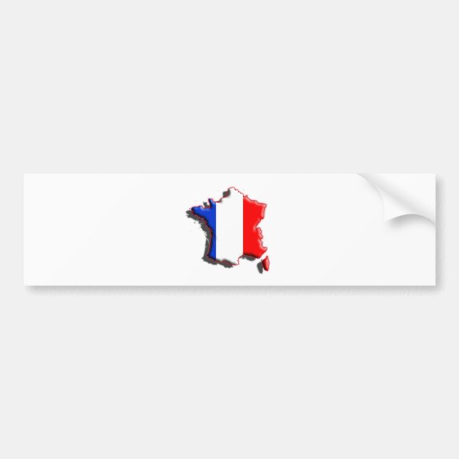 Europa: Frankreich Autoaufkleber (Vorne)