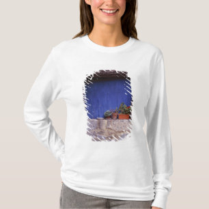 Europa, Frankreich, Cereste. Farbe durch eine blau T-Shirt