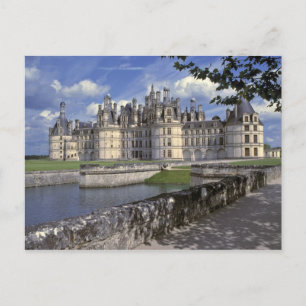 Europa, Frankreich, Chambord. Imposantes Schloss Postkarte