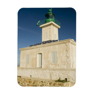 Europa, Frankreich, Korsika, Ile Rousse.Leuchtturm Magnet