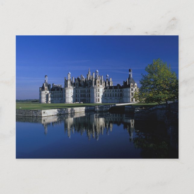 Europa, Frankreich, Loire Valley. Chateau Chambord Postkarte (Vorderseite)