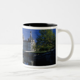 Europa, Frankreich, Loiretal. Schloss Chambord Zweifarbige Tasse