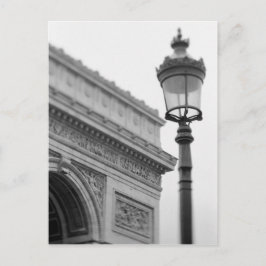 Europa, Frankreich, Paris Arc de Triomphe und Postkarte