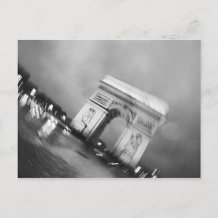Europa, Frankreich, Paris. Drehender Arc de Triomp Postkarte