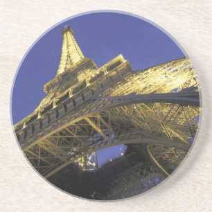 Europa, Frankreich, Paris, Eiffelturm, Abend 2 Getränkeuntersetzer
