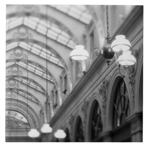 Europa, Frankreich, Paris. Innenraum, Galerie Fliese