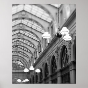 Europa, Frankreich, Paris. Innenraum, Galerie Poster