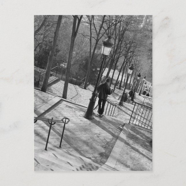Europa, Frankreich, Paris, Montmartre Postkarte (Vorderseite)