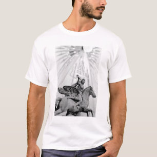 Europa, Frankreich, Paris. Statue und Riesenrad, 2 T-Shirt