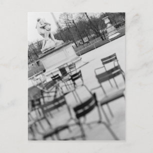 Europa, Frankreich, Paris Vorsitzende Jardin du Postkarte