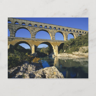Europa, Frankreich, Pont du Gard. Pont du Gard, Postkarte