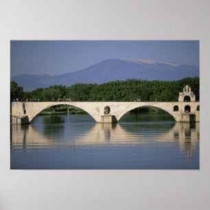 Europa, Frankreich, Provence, Avignon. Pont St, Poster
