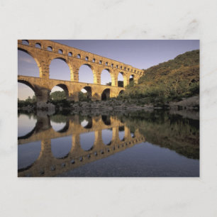 Europa, Frankreich, Provence, Gard, Pont du Gard, Postkarte