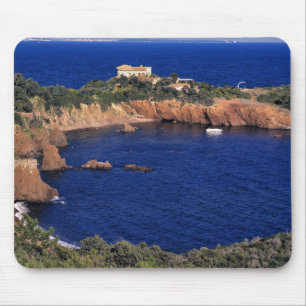 Europa, Frankreich, Theoule-sur-Mer. Ein ziegelged Mousepad