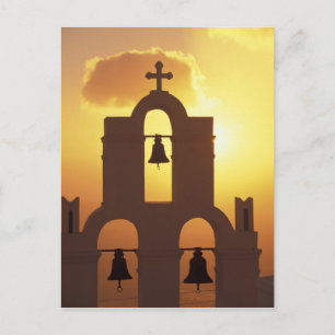 Europa, Griechenland, Kykladen, Santorin, Postkarte