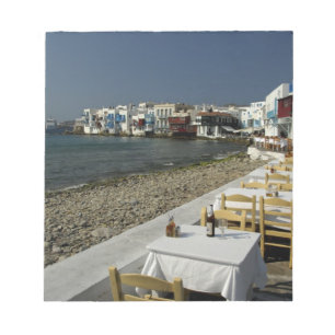 Europa, Griechenland, Mykonos. Ansichten der Küste Notizblock