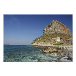 Europa, Griechenland, Peloponnes, Monemvasia. Die Fotodruck
