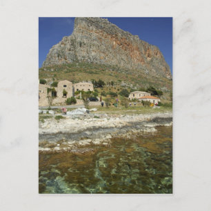 Europa, Griechenland, Peloponnes, Monemvasia. Die Postkarte