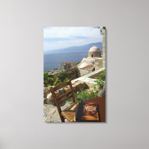Europa, Griechenland, Peloponnes, Monemvasia (einz Leinwanddruck