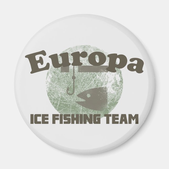 Europa Ice Fishing Team Magnet (Vorne)