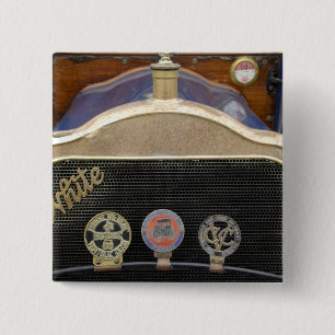 Europa, Irland, Dublin. Oldtimer, Weiß Button