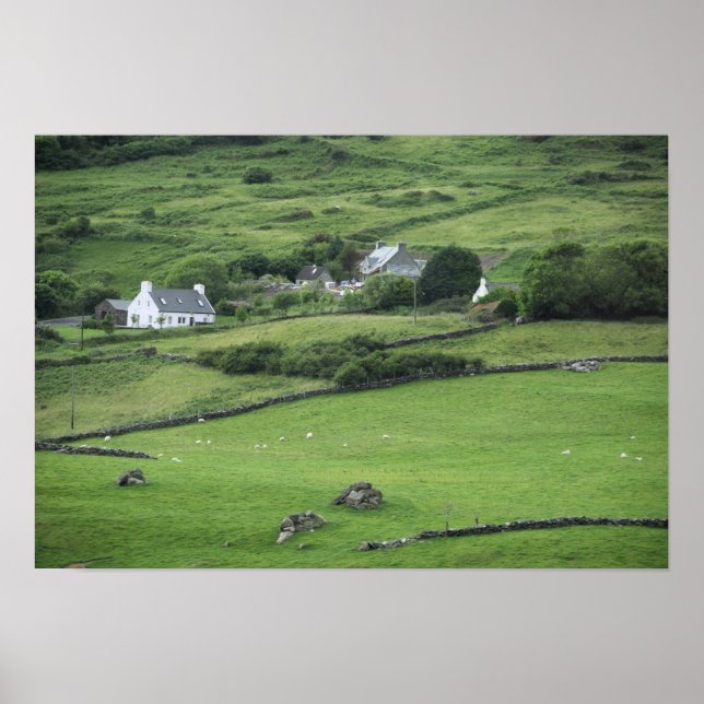 Europa, Irland, Kerry Landkreis, Ring of Kerry. Poster (Vorne)