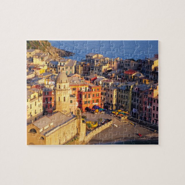Europa, Italien, Cinque Terre. Dorf Vernazza (Horizontal)