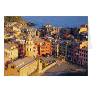 Europa, Italien, Cinque Terre. Dorf Vernazza
