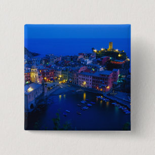 Europa, Italien, Cinque Terre, Vernazza. Hillside Button