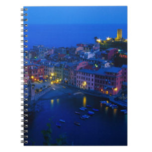 Europa, Italien, Cinque Terre, Vernazza. Hillside Notizblock