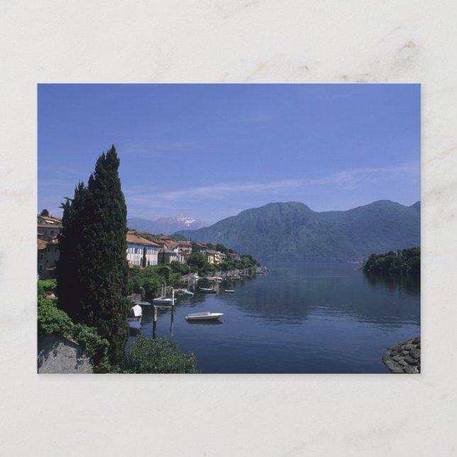 Europa, Italien, Comer See, Tremezzo. nördlich Postkarte (Vorderseite)