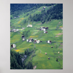Europa, Italien, Dolomiten-Alpen. Dieses kleine Do Poster