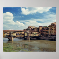 Europa, Italien, Florenz. Die Ponte Vecchio