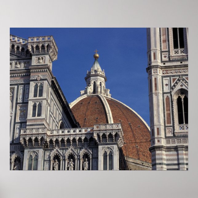 Europa, Italien, Florenz. Duomo Kathedral Poster (Vorne)
